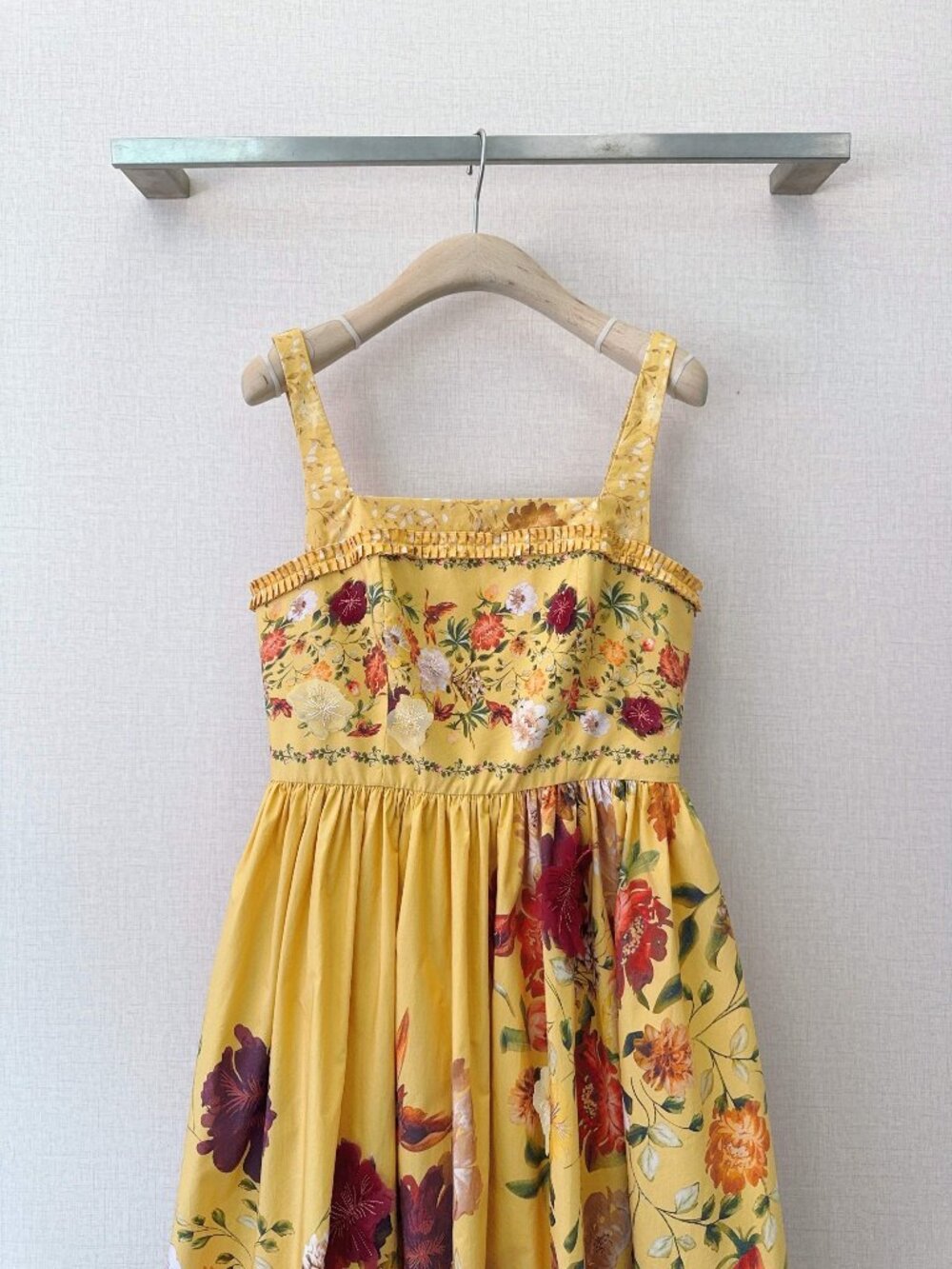 Agua by Agua Bendita Bright Yellow Floral Sundress - Picture 4 of 7